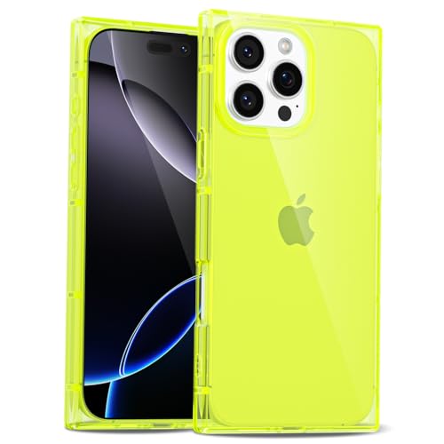 LoeoeL Schutzhülle für iPhone 16 Pro Max, transparent, S-Quadrat, rechteckig, schmal, dünn, transparent, mädchenhaft, Y2k, niedliches Designer-Handyhülle für Frauen, trendiges, ästhetisches Design LoeoeL Schutzhülle für iPhone 16 Pro Max, transparent, S-Quadrat, rechteckig, schmal, dünn, transparent, mädchenhaft, Y2k, niedliches Designer-Handyhülle für Frauen, trendiges, ästhetisches Design von LoeoeL