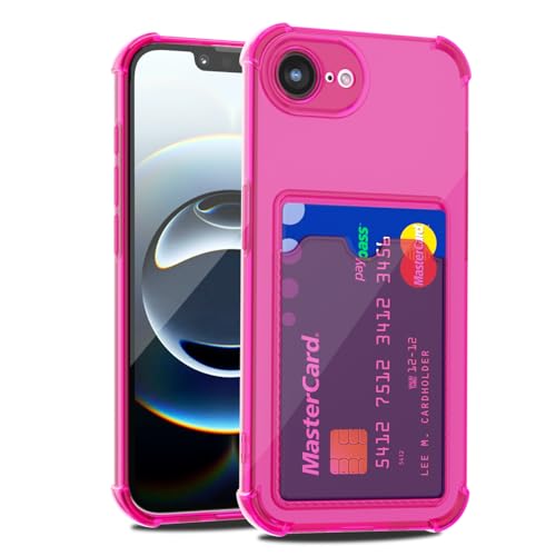 LoeoeL Schutzhülle für iPhone 16e, Brieftasche, Geldbörse für Damen, dünn, schlank, transparent, mit Kartenfach, Kreditkartenschlitz, transparent, weiches TPU-Silikon, mit harter Kamera-Abdeckung LoeoeL Schutzhülle für iPhone 16e, Brieftasche, Geldbörse für Damen, dünn, schlank, transparent, mit Kartenfach, Kreditkartenschlitz, transparent, weiches TPU-Silikon, mit harter Kamera-Abdeckung von LoeoeL