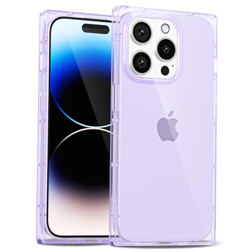 LoeoeL Transparente Schutzhülle für iPhone 14 Pro, S-Quadrat, rechteckiger Rand, schmal, dünn, transparent, mädchenhaft, Y2k, niedliches Designer-Handyhülle für Frauen, trendiges, ästhetisches Design LoeoeL Transparente Schutzhülle für iPhone 14 Pro, S-Quadrat, rechteckiger Rand, schmal, dünn, transparent, mädchenhaft, Y2k, niedliches Designer-Handyhülle für Frauen, trendiges, ästhetisches Design von LoeoeL