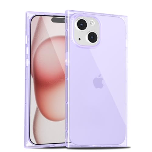 LoeoeL Transparente Schutzhülle für iPhone 15, S-Quadrat, rechteckiger Rand, schmal, dünn, transparent, mädchenhaft, Y2k, niedliches Designer-Handyhülle für Frauen, trendiges, ästhetisches Design LoeoeL Transparente Schutzhülle für iPhone 15, S-Quadrat, rechteckiger Rand, schmal, dünn, transparent, mädchenhaft, Y2k, niedliches Designer-Handyhülle für Frauen, trendiges, ästhetisches Design von LoeoeL