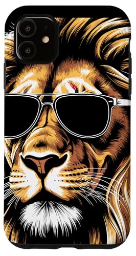 Löwen Safari Sonnenbrille Löwe Hülle für iPhone 11 von Löwen Safari Designs Ajeli