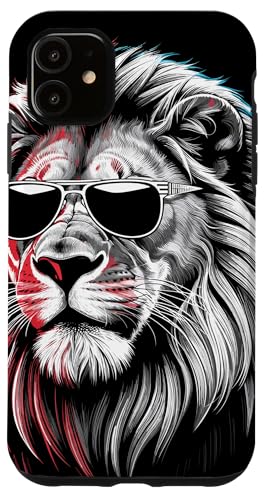 Löwen Safari Sonnenbrille Löwe Hülle für iPhone 11 von Löwen Safari Designs Ajeli