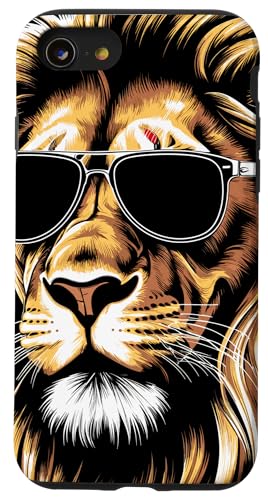 Löwen Safari Sonnenbrille Löwe Hülle für iPhone SE (2020) / 7 / 8 von Löwen Safari Designs Ajeli