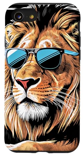 Löwen Safari Sonnenbrille Löwe Hülle für iPhone SE (2020) / 7 / 8 von Löwen Safari Designs Ajeli