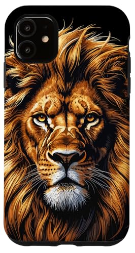 Löwen Safari majestätisch Löwe Hülle für iPhone 11 Löwen Safari majestätisch Löwe Hülle für iPhone 11 von Löwen Safari Designs Ajeli