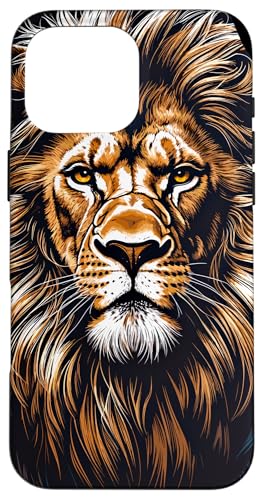 Löwen Safari majestätisch Löwe Hülle für iPhone 16 Pro Max Löwen Safari majestätisch Löwe Hülle für iPhone 16 Pro Max von Löwen Safari Designs Ajeli