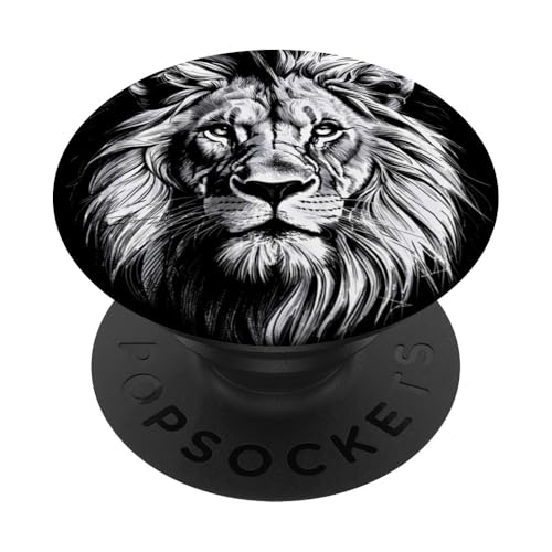 Löwen Safari majestätisch Löwe PopSockets Klebender PopGrip Löwen Safari majestätisch Löwe PopSockets Klebender PopGrip von Löwen Safari Designs Ajeli