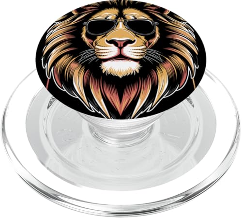 Löwen Safari majestätisch Löwe PopSockets PopGrip für MagSafe von Löwen Safari Designs Ajeli