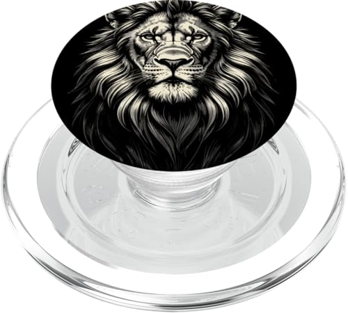 Löwen Safari majestätisch Löwe PopSockets PopGrip für MagSafe von Löwen Safari Designs Ajeli