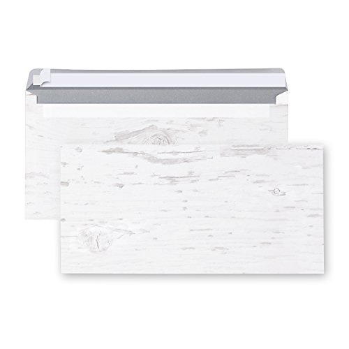 Logbuch-Verlag 20 Briefumschläge Kuverts weiß hellgrau Holz-Optik DIN lang 110 x 220 mm Briefkuvert Umschläge selbstklebend shabby chic vintage Papier Logbuch-Verlag 20 Briefumschläge Kuverts weiß hellgrau Holz-Optik DIN lang 110 x 220 mm Briefkuvert Umschläge selbstklebend shabby chic vintage Papier von Logbuch-Verlag