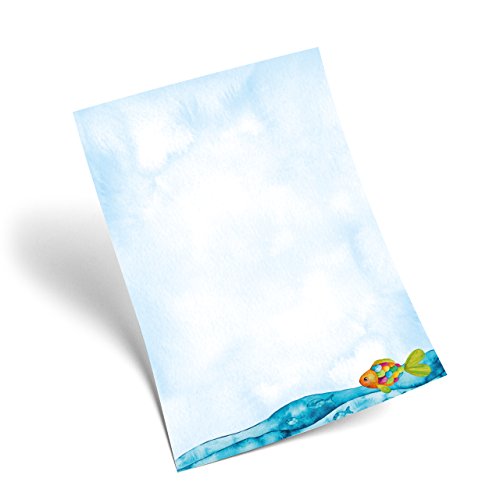Logbuch-Verlag 25 Blatt Briefpapier Fisch Kommunion Einladung DIN A4 Papier Regenbogenfisch Kinder Geburtstag Logbuch-Verlag 25 Blatt Briefpapier Fisch Kommunion Einladung DIN A4 Papier Regenbogenfisch Kinder Geburtstag von Logbuch-Verlag