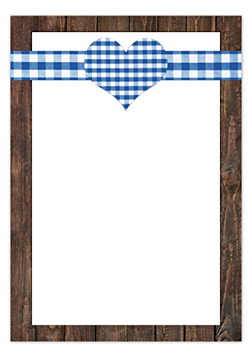 Logbuch-Verlag 25 Blatt Papier Briefpapier Motiv BAYERN HERZ DIN A 4 blau weiß kariert Speisekarte bayerische Deko Bastelpapier Druckerpapier Logbuch-Verlag 25 Blatt Papier Briefpapier Motiv BAYERN HERZ DIN A 4 blau weiß kariert Speisekarte bayerische Deko Bastelpapier Druckerpapier von Logbuch-Verlag