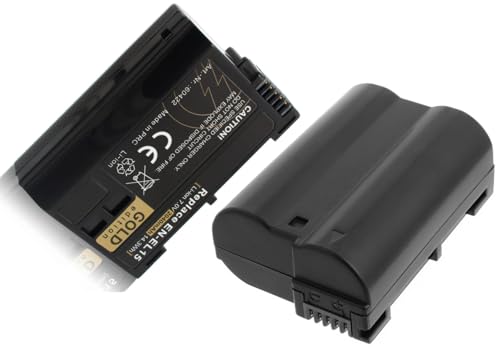 Akku für Nikon EN-EL15 EN-EL15b EN-EL15c Z5 Z6 Z7 Z6-II Z7-II D600 D780 D800 D850 D7000 D7500 Z7 V1 2040mAh kompatibel mit Nikon D780 D850-7,0V 14,3Wh von LogiCell