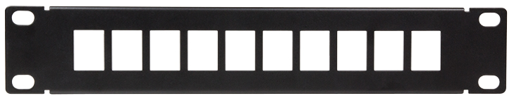 LogiLink 10,  Keystone Patch Panel, schwarz von LogiLink Professional