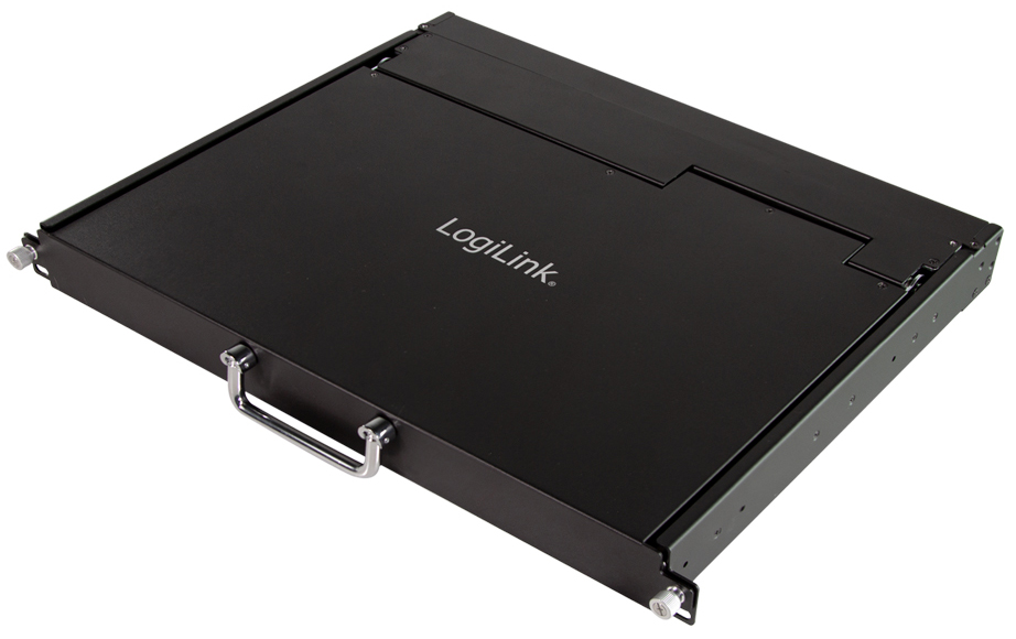 LogiLink 17,  LCD KVM Konsole mit KVM Switch, 1 Port, schwarz von LogiLink Professional