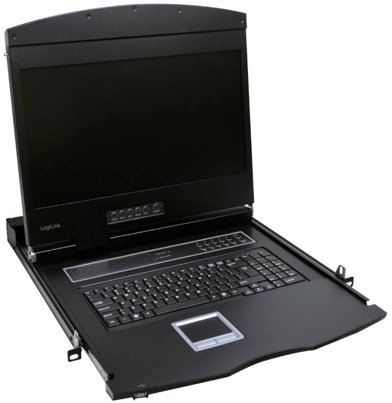 LogiLink 19,  LCD KVM Konsole mit 48,26 cm (19, ) TFT-Monitor von LogiLink Professional