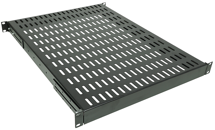 LogiLink 19,  Schwerlast-Fachboden, 1 HE, (T)800 mm, schwarz von LogiLink Professional