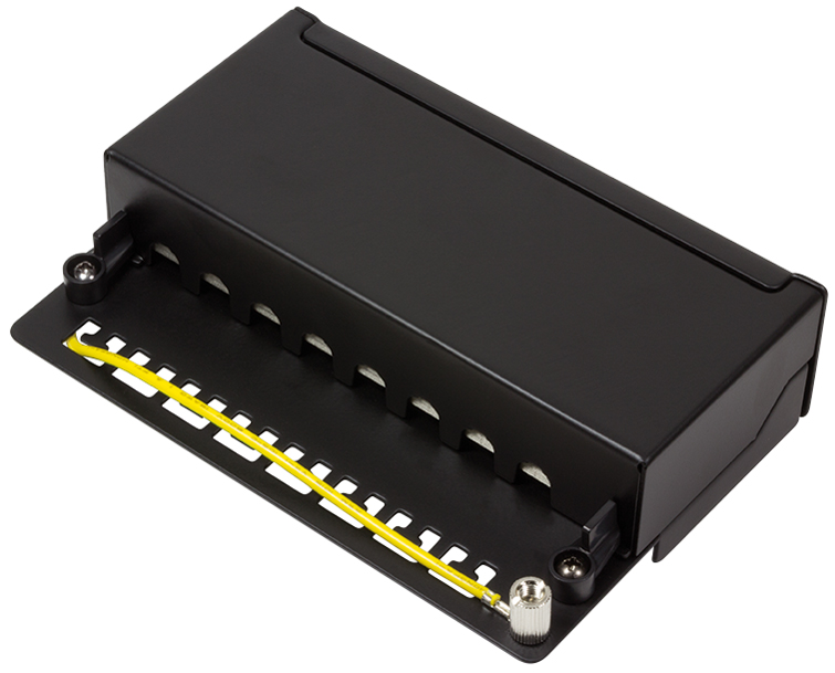 LogiLink Desktop Patch Panel Kat. 6A, 8-Ports, schwarz von LogiLink Professional