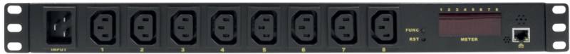 LogiLink IP Steckdosenleiste, 8-fach, 1 HE, schwarz von LogiLink Professional