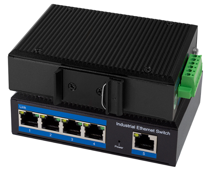 LogiLink Industrial Gigabit Ethernet PoE Switch, 5 Port von LogiLink Professional