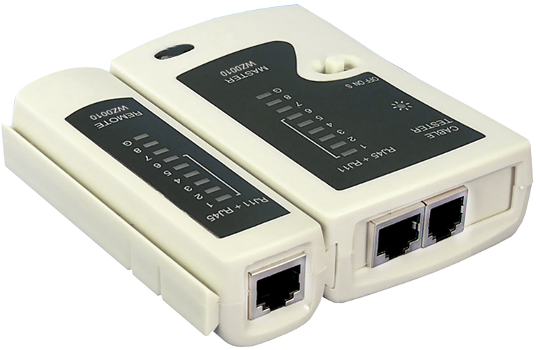 LogiLink Kabeltester RJ11, RJ12, RJ45 mit Remote Einheit von LogiLink Professional