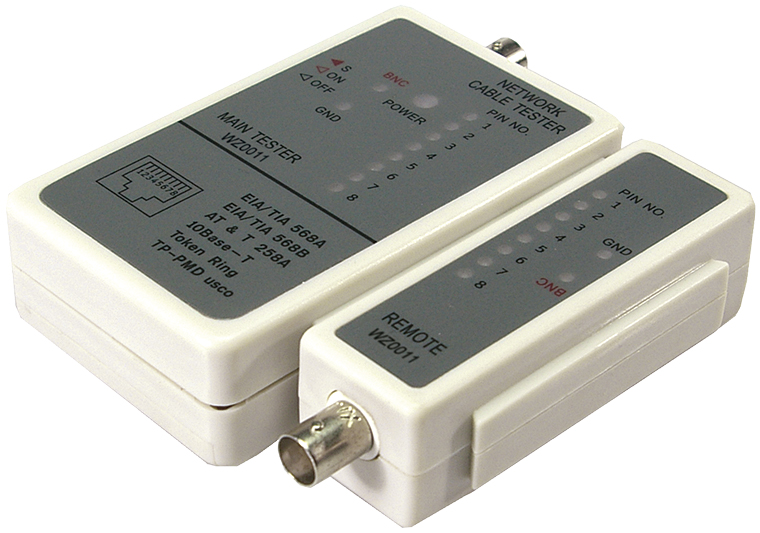 LogiLink Kabeltester RJ45 und BNC mit Remote Einheit von LogiLink Professional