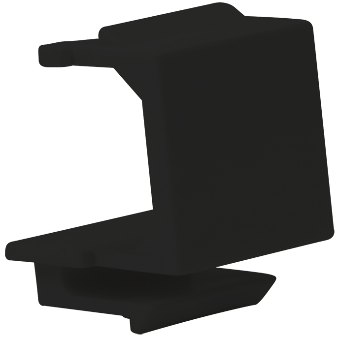 LogiLink Keystone Modul Abdeckung, schwarz, Inhalt: 10 Stück von LogiLink Professional