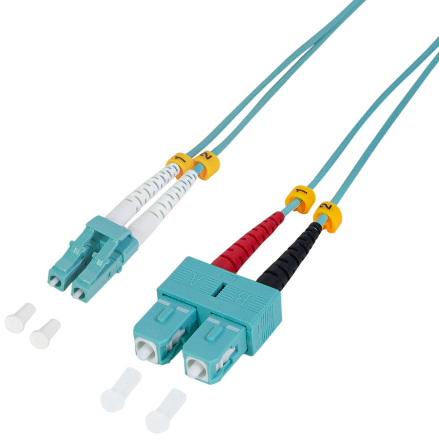 LogiLink LWL Patchkabel, LC-Duplex - SC-Duplex, OM3, 2,0 m von LogiLink Professional