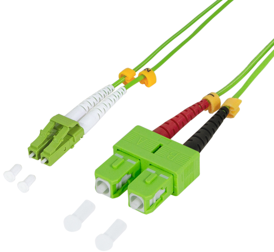 LogiLink LWL Patchkabel, LC-Duplex - SC-Duplex, OM5, 0,5 m von LogiLink Professional