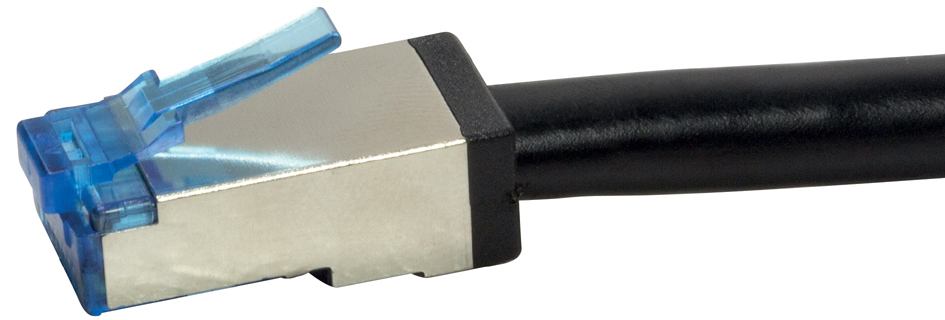 LogiLink Outdoor Patchkabel, Kat. 6A, S/FTP, 0,5 m, schwarz von LogiLink Professional