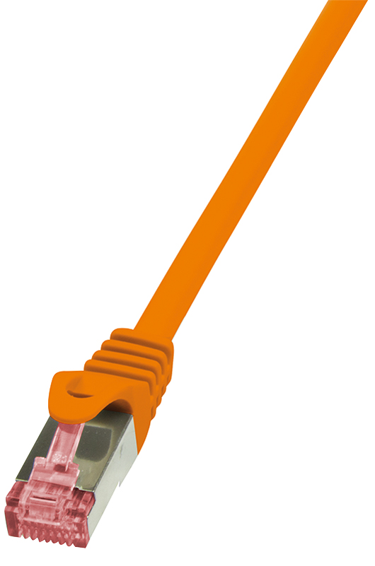LogiLink Patchkabel, Kat. 6, S/FTP, 0,25 m, orange von LogiLink Professional