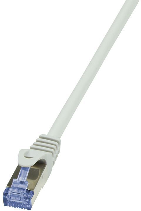 LogiLink Patchkabel PrimeLine, Kat. 6A, S/FTP, 0,25 m, grau von LogiLink Professional