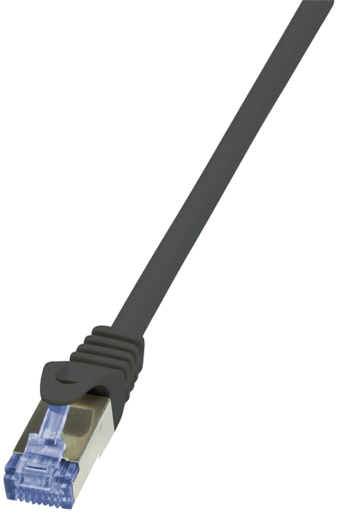 LogiLink Patchkabel PrimeLine, Kat.6A, S/FTP, 0,25 m,schwarz LogiLink Patchkabel PrimeLine, Kat.6A, S/FTP, 0,25 m,schwarz von LogiLink Professional