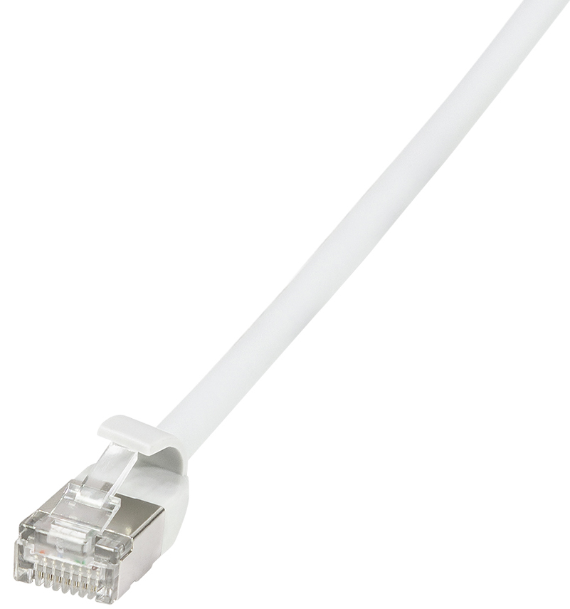 LogiLink Patchkabel Ultraflex, Kat. 6A, U/FTP, 1,5 m, weiß von LogiLink Professional