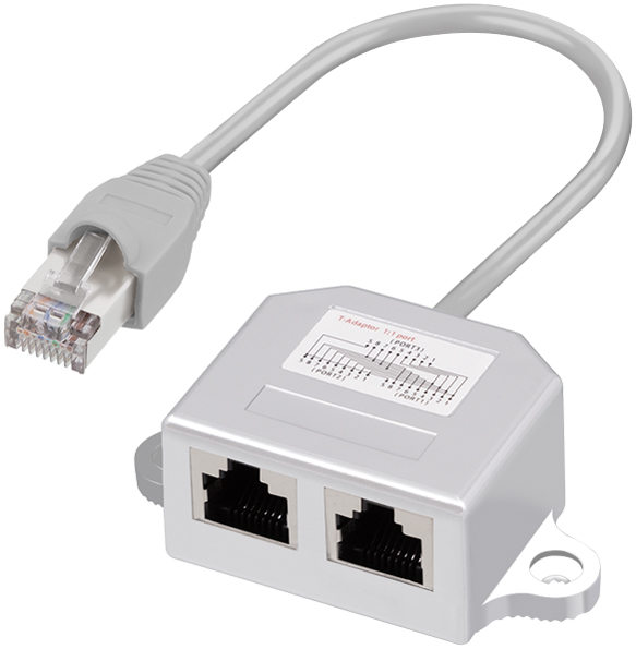 LogiLink RJ45 T-Adapter, 1:1 parallel geschaltet LogiLink RJ45 T-Adapter, 1:1 parallel geschaltet von LogiLink Professional