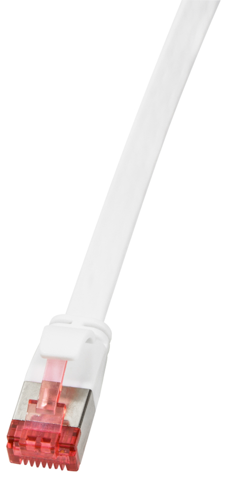 LogiLink U/FTP Flach-Patchkabel, Kat. 6A, 2,0 m, weiß LogiLink U/FTP Flach-Patchkabel, Kat. 6A, 2,0 m, weiß von LogiLink Professional