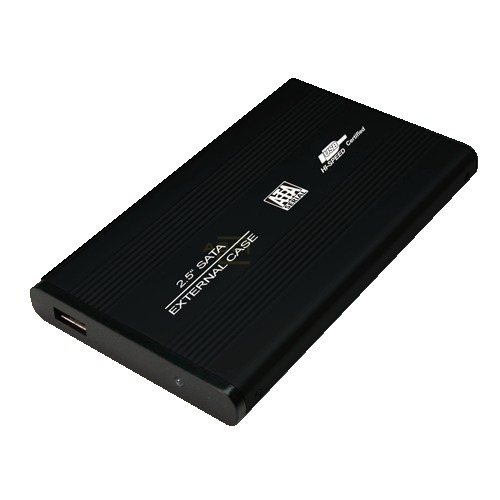 Festplattengehäuse 2.5 Zoll S-ATA USB 2.0 Alu schwarz Retail Festplattengehäuse 2.5 Zoll S-ATA USB 2.0 Alu schwarz Retail von LogiLink