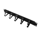 LogiLink 19 Cable Management Bar 1U, Schwarz, 1U, 48,3 cm (19 Zoll), 600 g von LogiLink