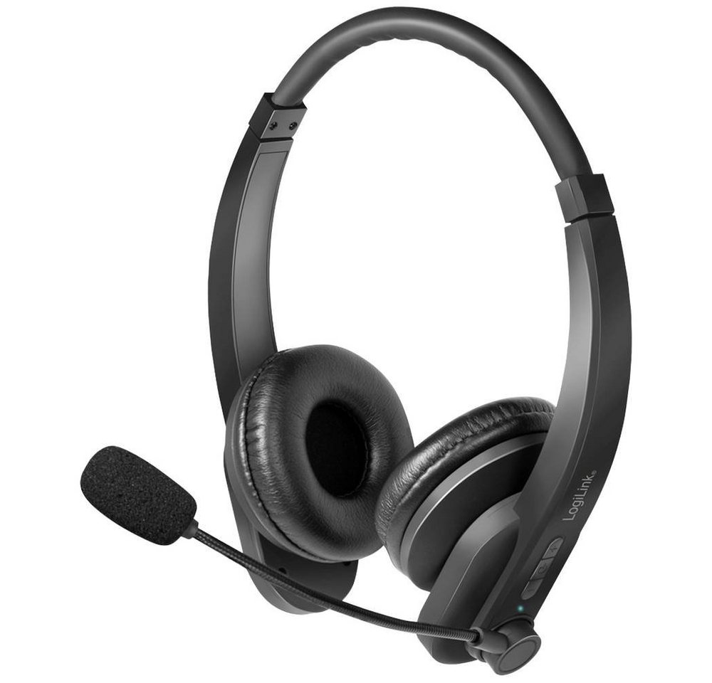 LogiLink Bluetooth Stereo Headset, Mikrofon Kopfhörer von LogiLink