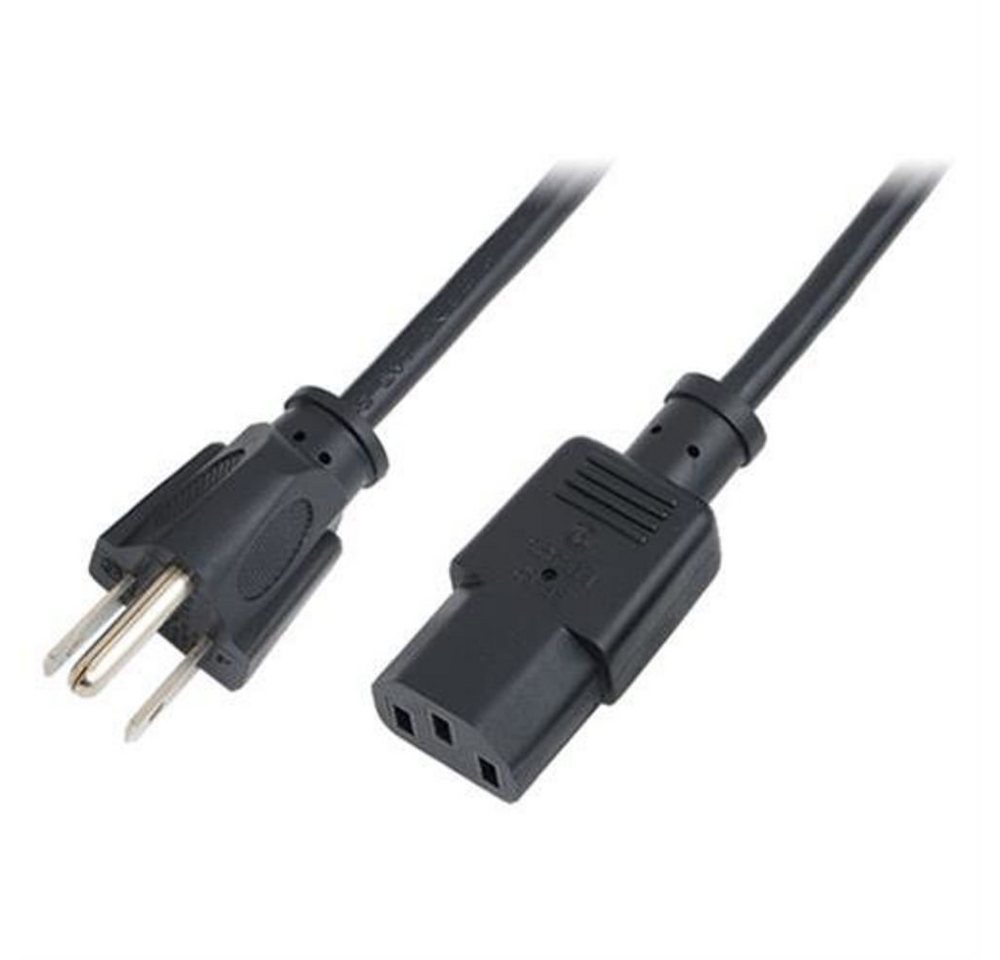 LogiLink CP099 Netzkabel, US-Stecker NEMA 5-15P auf Kaltgerätebuchse IEC C13 1,8m LogiLink CP099 Netzkabel, US-Stecker NEMA 5-15P auf Kaltgerätebuchse IEC C13 1,8m von LogiLink