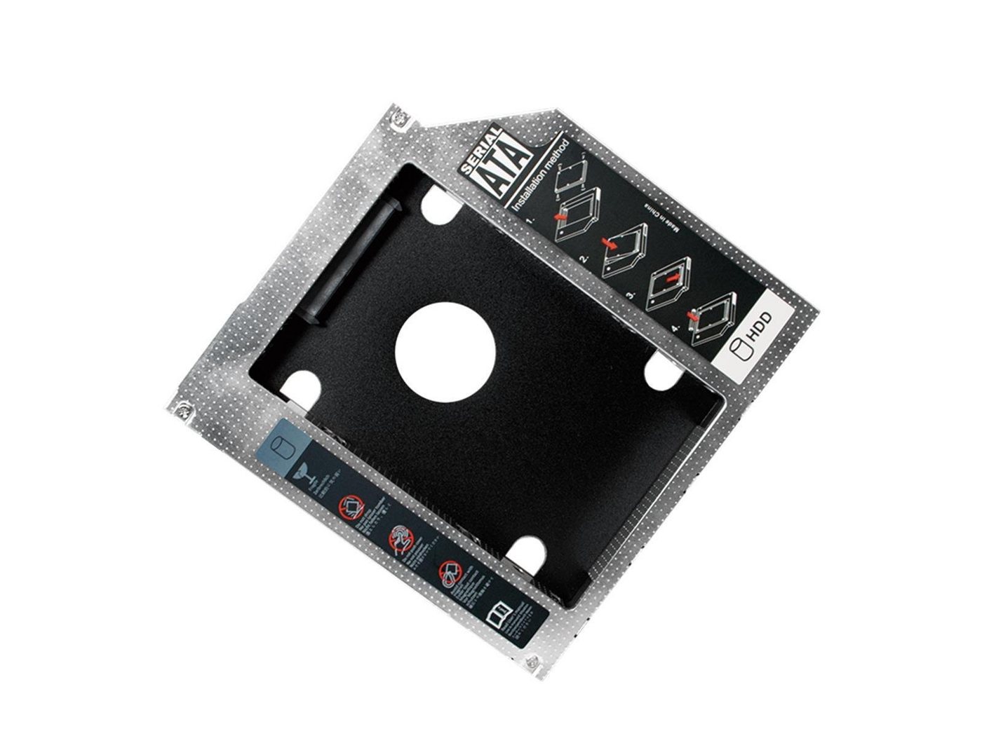 LogiLink Festplatten-Gehäuse LOGILINK SATA Festplatten Caddy Rahmen Adapter für 9,5 mm SATA HDD von LogiLink