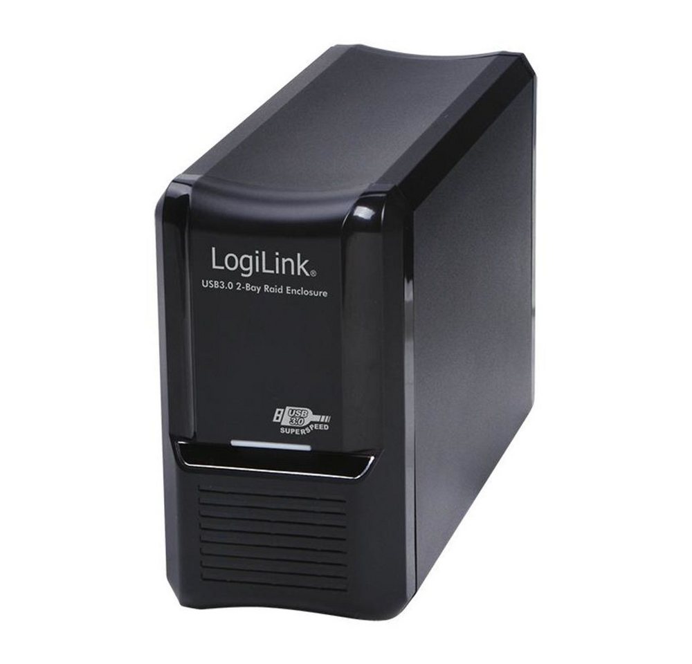 LogiLink Festplatten-Gehäuse UA0154A, USB 3.0, 2-Bay Raid Gehäuse von LogiLink