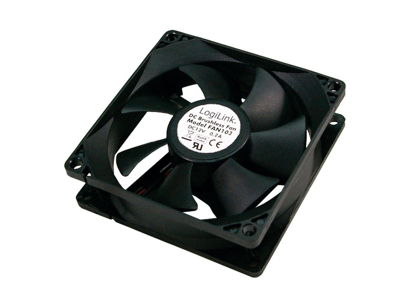 LogiLink Gehäuselüfter LOGILINK Lüfter 120*120*25mm LogiLink 31,3 dB schwarz m. Y-Kabel LogiLink Gehäuselüfter LOGILINK Lüfter 120*120*25mm LogiLink 31,3 dB schwarz m. Y-Kabel von LogiLink