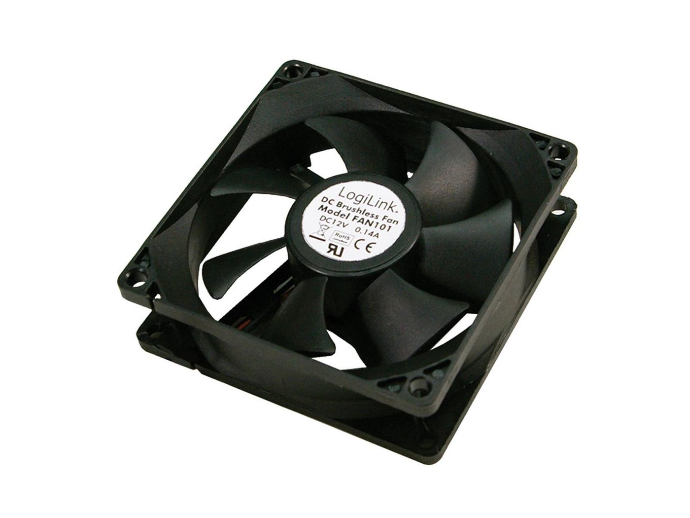 LogiLink Gehäuselüfter LOGILINK Lüfter 80*80*25mm LogiLink 32,6 dB schwarz m. Y-Kabel LogiLink Gehäuselüfter LOGILINK Lüfter 80*80*25mm LogiLink 32,6 dB schwarz m. Y-Kabel von LogiLink