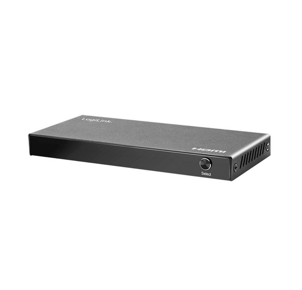 LogiLink HD0056 HDMI-Switch Adapter, 4x1-Port, 4K/60 Hz, HDCP, HDR, CEC, RC Schwarz von LogiLink