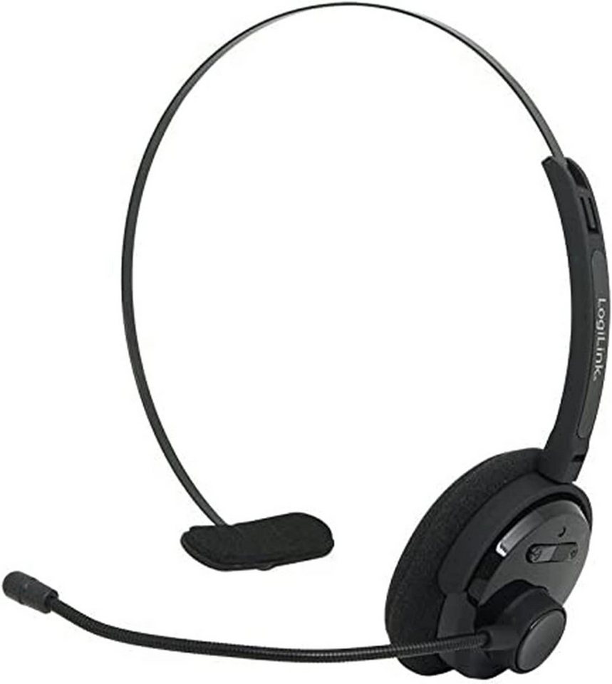 LogiLink LOGILINK Blue Headset mono mit mirkop Headset von LogiLink