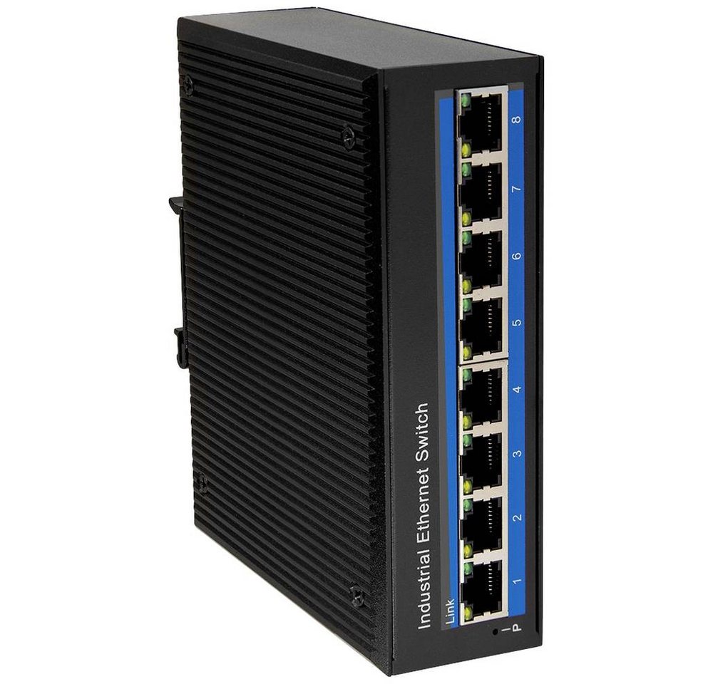 LogiLink Industrie Gigabit Ethernet Switch, 8-Port, Netzwerk-Switch LogiLink Industrie Gigabit Ethernet Switch, 8-Port, Netzwerk-Switch von LogiLink