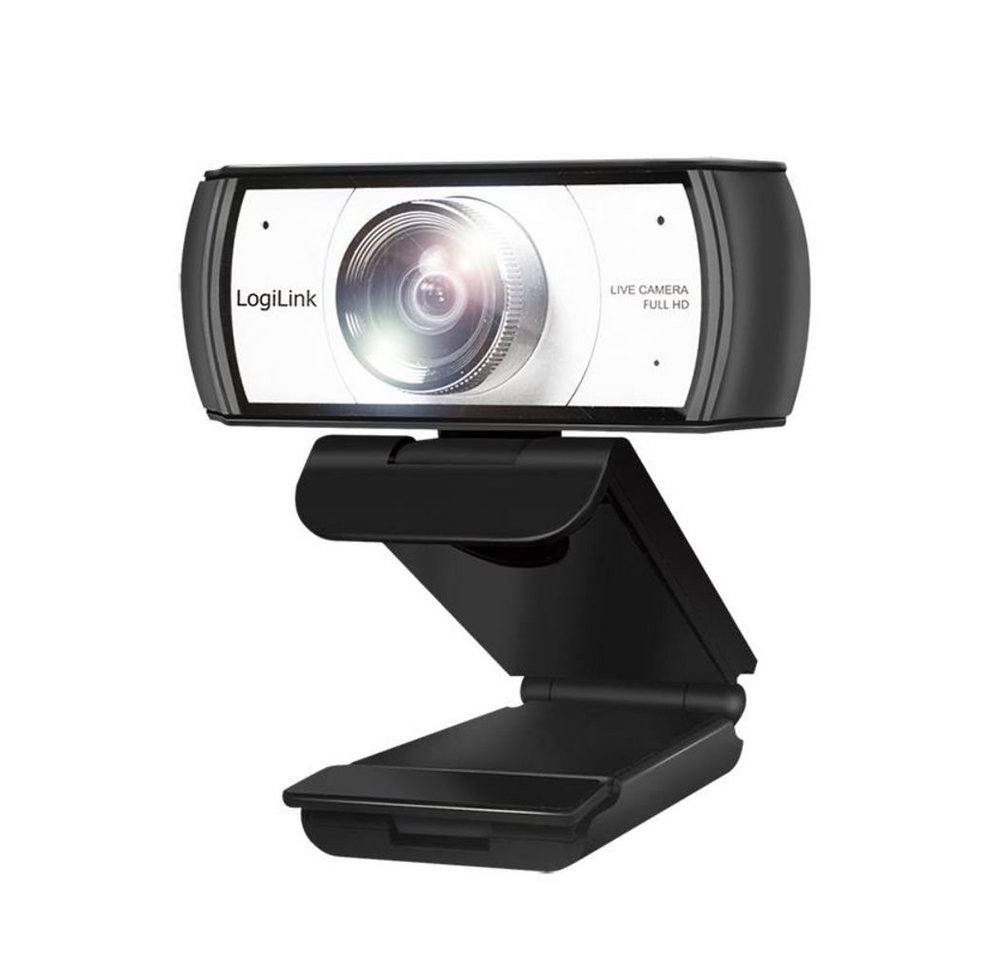 LogiLink Konferenz HD-USB-Webcam Full HD-Webcam (120° Dual-Mikrofon, manueller Fokus) von LogiLink