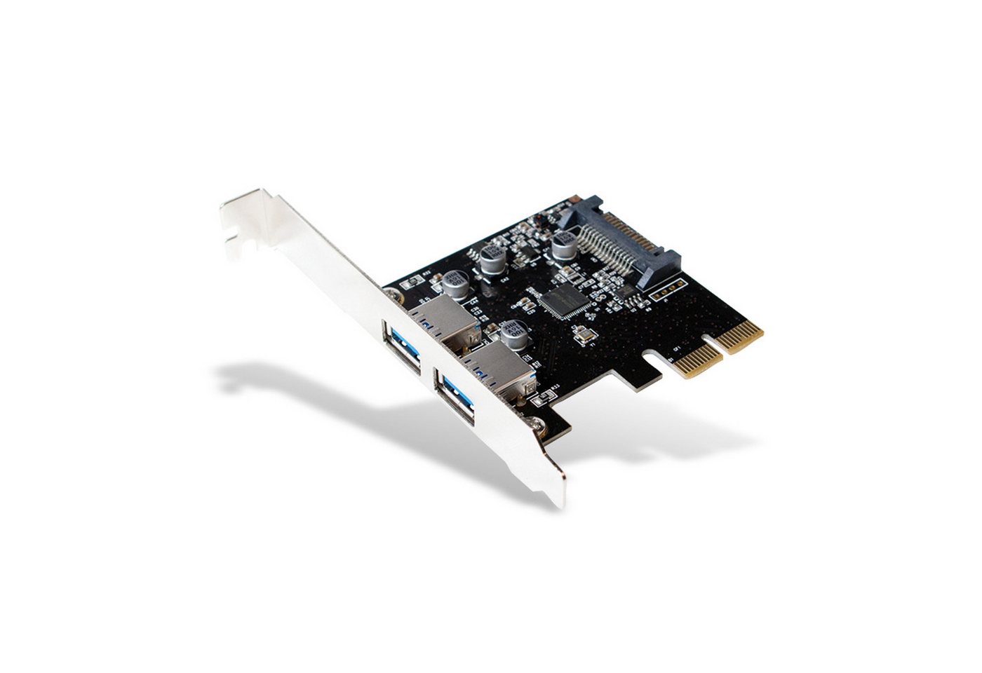 LogiLink LOGILINK USB 3.1 PCIe-Karte PC0080, 2-Port Netzwerk-Adapter von LogiLink