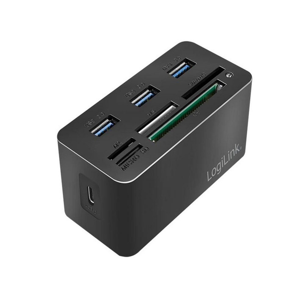 LogiLink Laptop-Dockingstation CR0046 USB 3.2 Gen 1, 8-Port, Schwarz, mit Kartenleser LogiLink Laptop-Dockingstation CR0046 USB 3.2 Gen 1, 8-Port, Schwarz, mit Kartenleser von LogiLink
